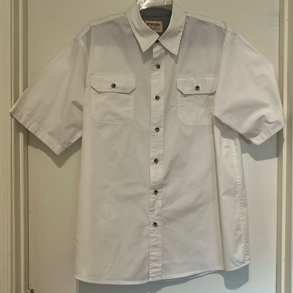 Wrangler authentics shorts sleeve white Lrg